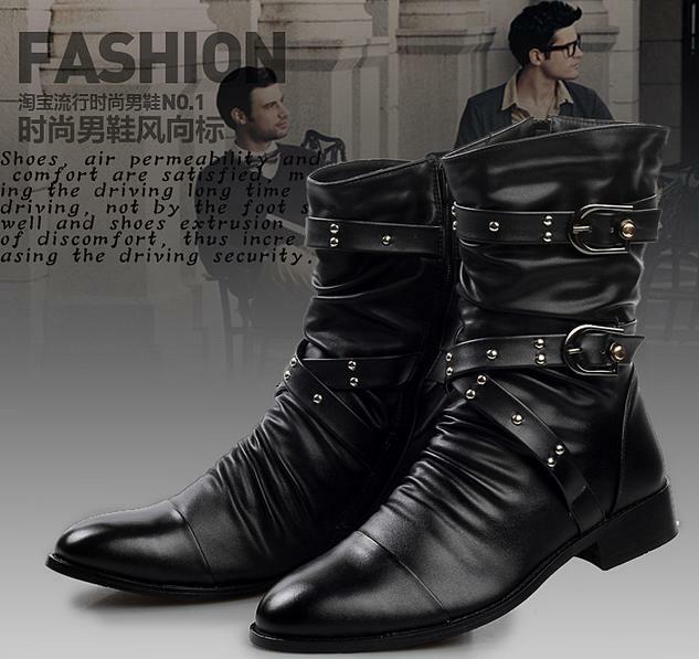 靴 twisted leather pointed toe zip boots twisted leather pointed toe zip boots