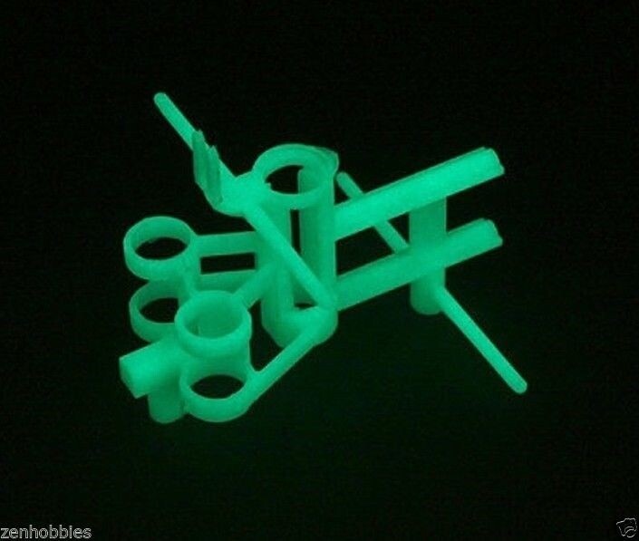 E-Flite EFLH2224GL Glow-in-the-Dark Main Frame Chassis Set: Blade mCX