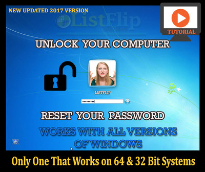 FORGOT PASSWORD RECOVERY ADMIN USER RESET BEST 4 WINDOWS 7  2019 VERSION (Best Microsoft Windows Operating System)