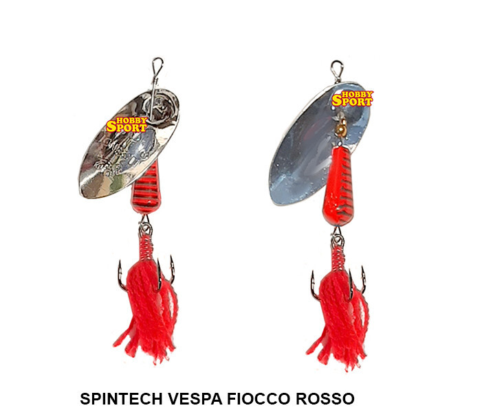 2 CUCCHIAINI  VESPA ROSSA CON FIOCCO ROSSO PALETTA N 15 COLORE SILVER SPINTECH