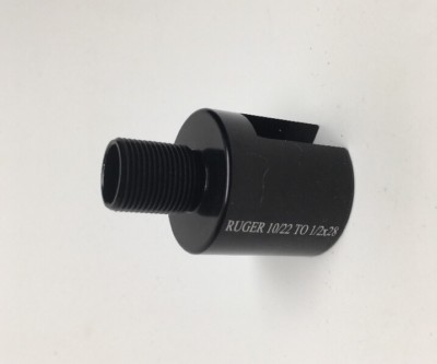 Ruger 1022 10/22 Thread Barrel Adapter 1/2-28 1/2x28 Slip On Adapter