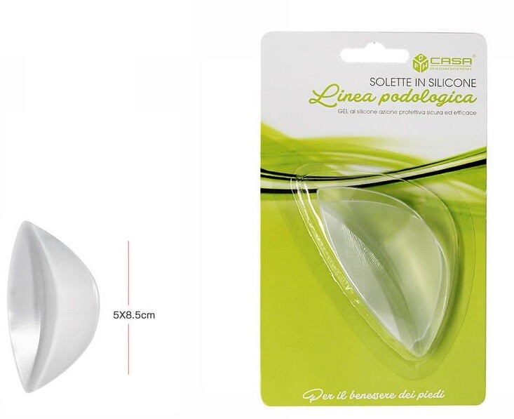 Coppia Solette Gel Silicone Morbido Cura Protezione Sottopiede Piedi 64436 dfh