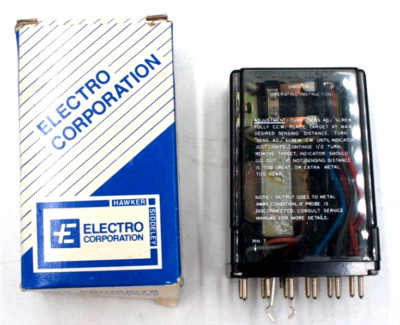 ELECTRO CORPORATION MINI PROX II RELAY OUTPUT MODEL 55125A
