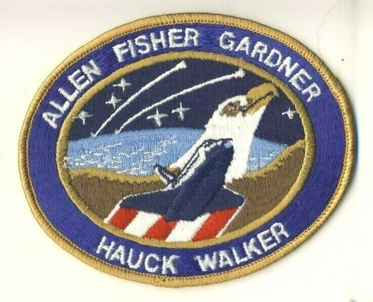 NASA Space Shuttle STS-51A Allen Fisher Gardner Hauck Walker 5 Patch