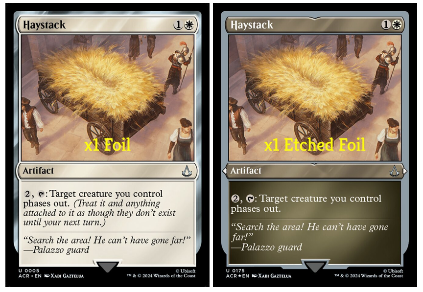 MTG Universes Beyond: Assassin's Creed ACR Haystack MINT
