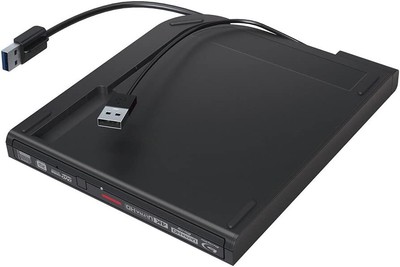 Buffalo Portable Blu-ray Drive BRUHD-PU3-BK UHD BD Compatible Black New Box