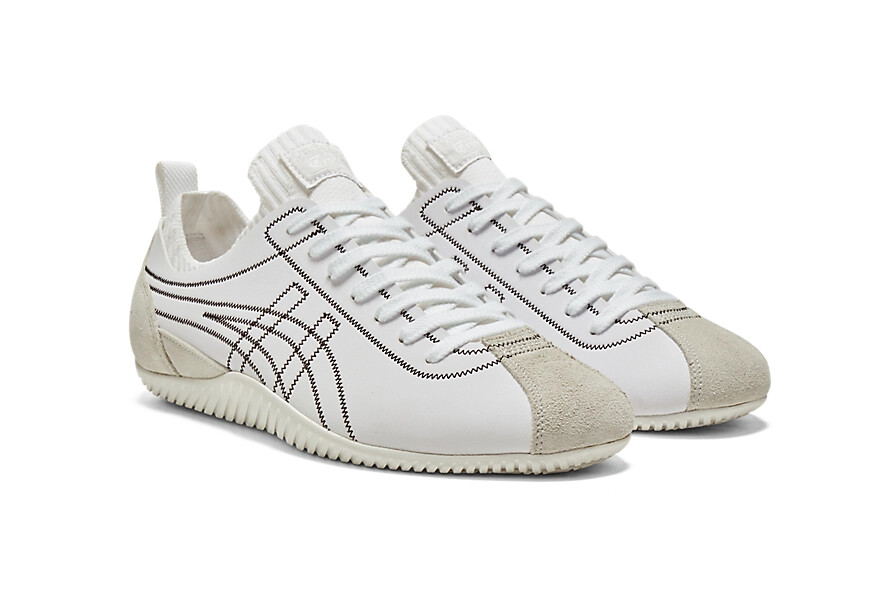 ラズベリー Asics Onitsuka Tiger SCLAW 1183B969 WHITE/BLACK Men's
