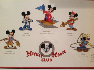 Disney Art- Sericel - Mickey Mouse Club - 