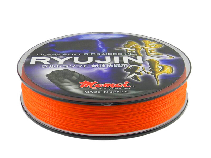 Braid Line Momoi Ryujin 300m Orange 0.10 - 0.23mm Made in