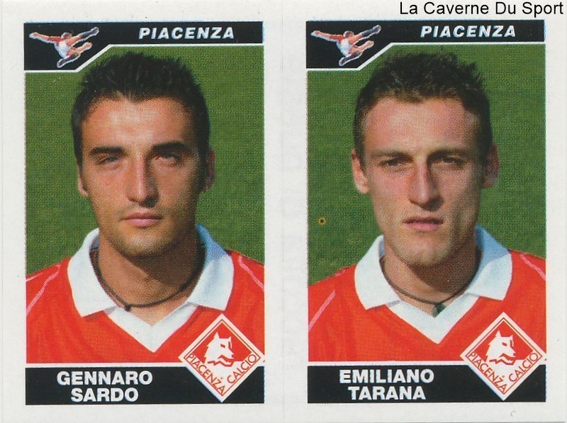 594 Sardo Tarana Italia Piacenza Calcio Sticker Calciatori 2005 Panini