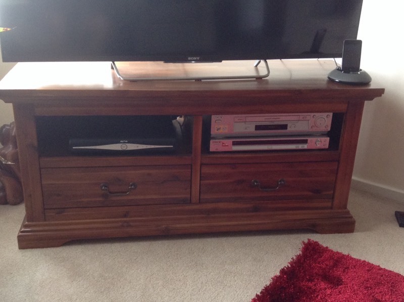 Mahogany TV unit in Paisley, Renfrewshire Gumtree