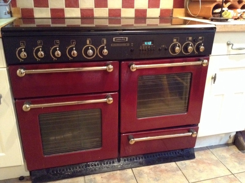 Rangemaster 110 Leisure Red range cooker LPG in Caerphilly Gumtree