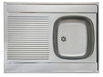 FRANKE Auflagespüle Aufbau-Spülbecken 800x600 Abtropfständer 1 Becken Edelstahl