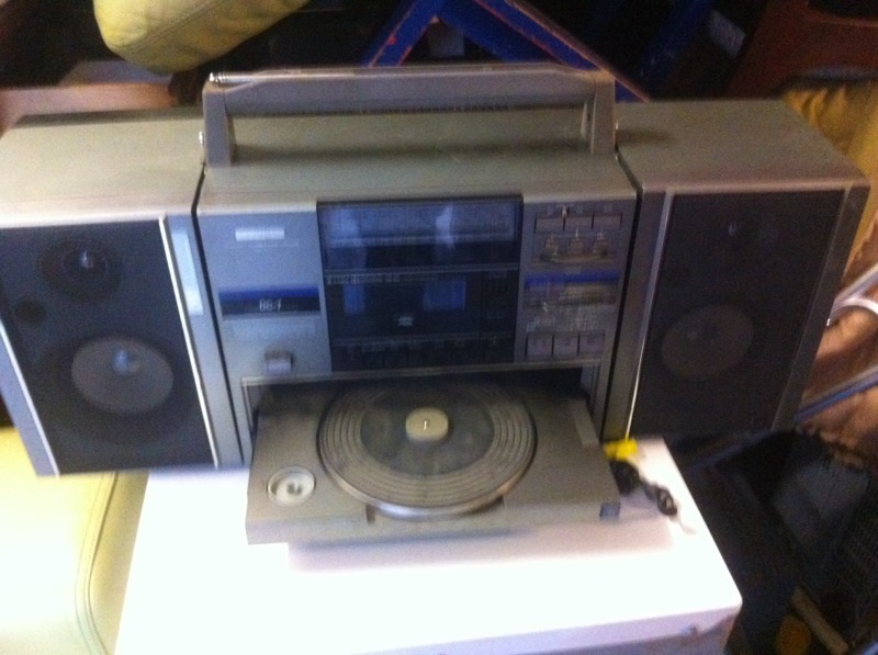 JVC DC7 Boombox Ghetto Blaster Linear Tracking Turntable in Glasgow