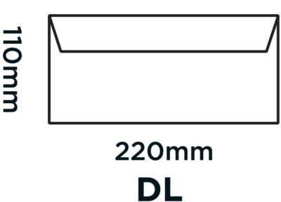 WHITE ENVELOPES SELF SEAL 90/80GSM QUALITY PLAIN PAPER CHEAP BEST STRONG LETTER