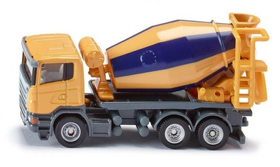 SIKU 1896 Die Cast Betoniera 1:87 Orange And Blue