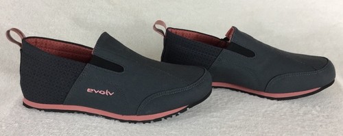 Evolv Women's Cruzer Slip-on Approach Shoes Phantom/Canyon Rose Sz 8.5 / EU 40