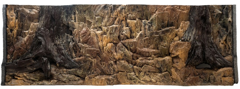 3d Aquarium Terrarium Deko RÃ¼Ckwand StruckturrÃ¼Ckwand Baumwurzeln Steine Felsen