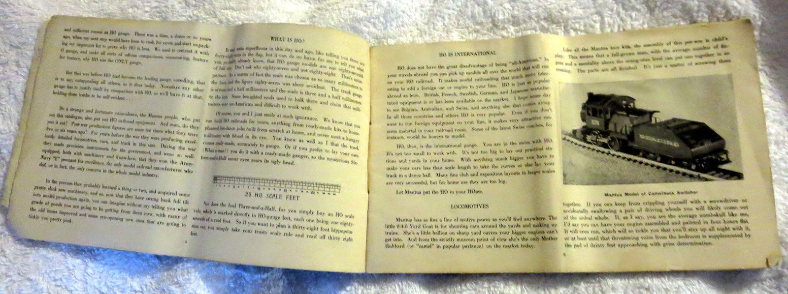 1947 The Mantua HO Handbook & Catalogue Booklet Trains/Railroad