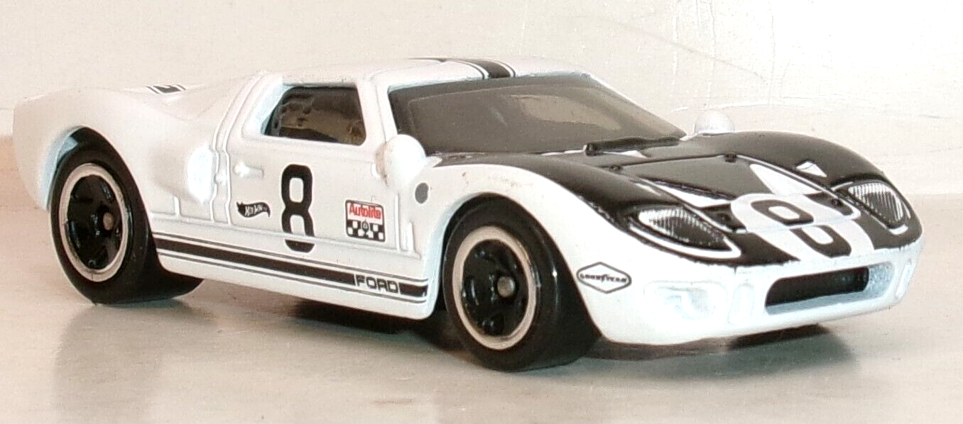 LOOSE 2024 HOT WHEELS 1:64 WHITE FORD GT40 from multipack | eBay