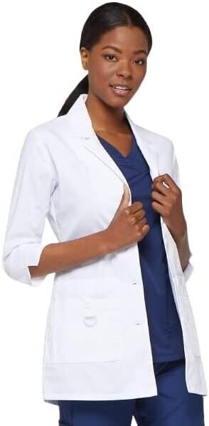 Womens scrubs lab coat dickies professional 30xxl