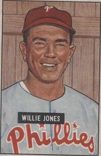 1951 Bowman - Willie Jones #112