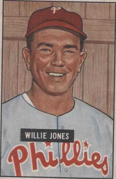 Bowman 1951 - Willie Jones #112