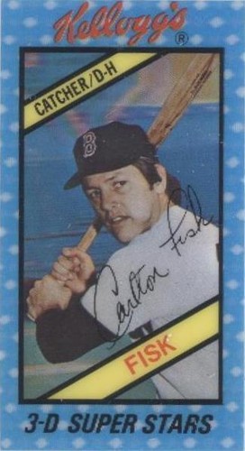 1980 Kellogg's 3-D Super Stars - Carlton Fisk #41