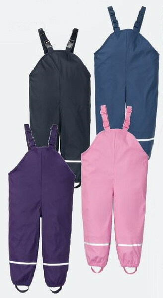 Regenhose gefüttert Matschhose Buddelhose Überhose Wetterhose Thermohose Fleece