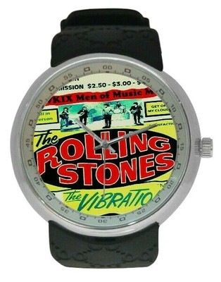 24時間限定 送料無料 腕時計 ローリングストーンズコンサートミックジャガーカラフルポスター 高質で安価 Prprime Cl