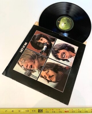 The Beatles Let It Be Original 1970 vinyl LP UK Release PCS 7096