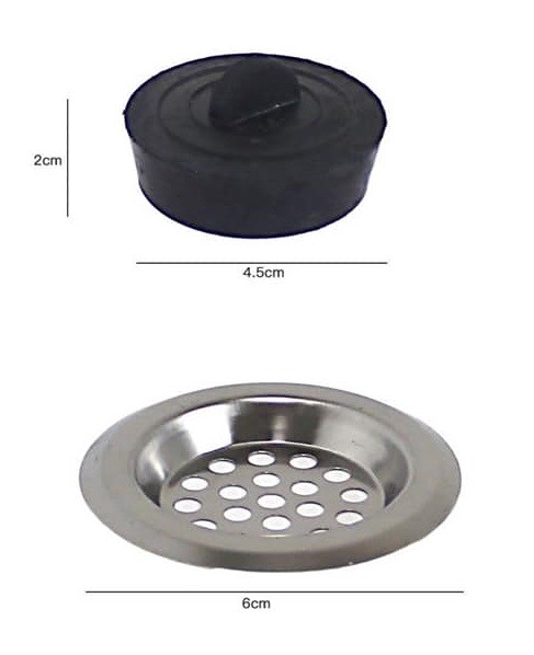 Filtro Con Tappo Lavello Lavandino Lavabo Bagno Cucina dfh