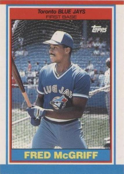 1989 Topps Reino Unido Minis - Fred McGriff #50
