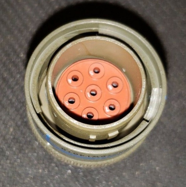 MATRIX  M83723/76W10479 MIL-DTL-83723 MILITARY AIRCRAFT ELEC CONNECTOR NOS