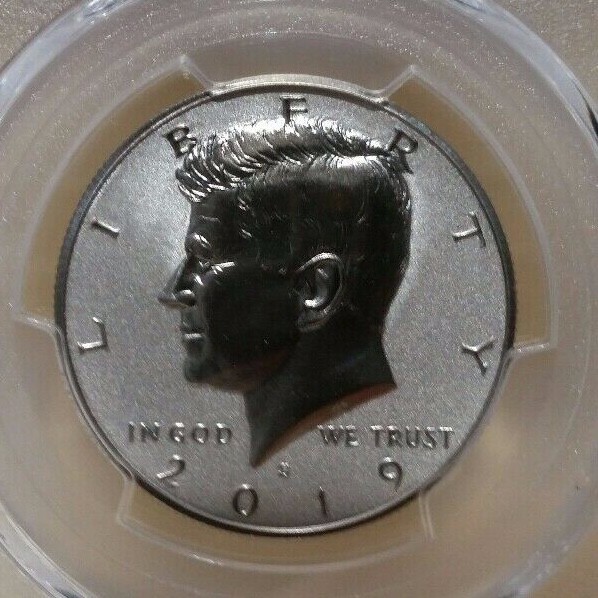 2019-S KENNEDY FIRST STRIKE ENHANCED REVERSE PROOF PCGS PR70 Apollo 11 50th Set