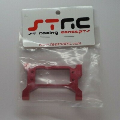 STRC Part ST8239SR Red Aluminum One Piece Servo Mount / Chassis Brace TRX-4