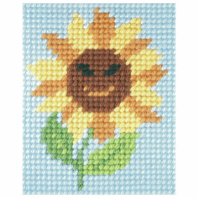 Orchidea Needlepoint Kit: My First Embroidery: Sunny Sunflower