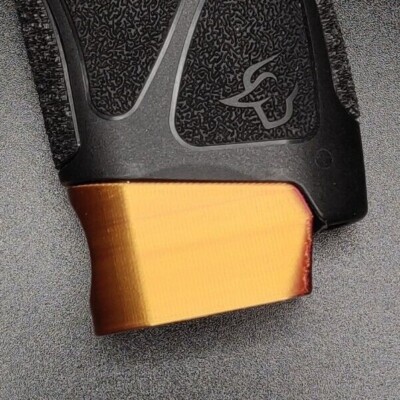 Taurus G3C G2C PT111 1'' long magazine cap  with finger groove 3-Pack Color Shift