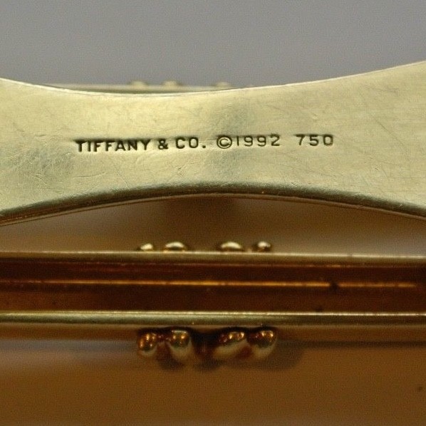 Authentic Tiffany & Company Jewelry Mens Money Clip 100% 18k Gold 750 $5000