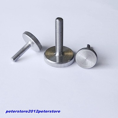 Rändelschraube DIN 653 niedrige Form Edelstahl A1 Rändelschrauben M3 M4 M5 M6 M8