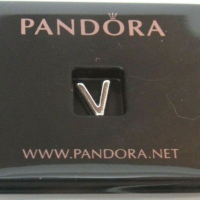 Pandora Alphabet Letter Initial Mini Petite Charm 4 Lockets NOT BRACELETS