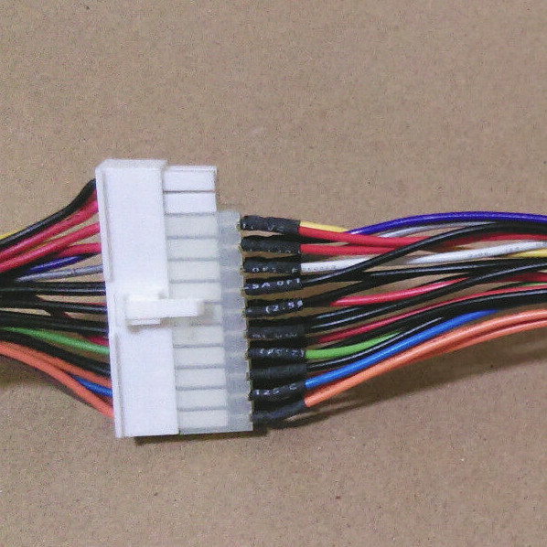 2x: 24-to-20+4pin Adapter Cable for 20pin PC Motherboard +24pin ATX Power Supply