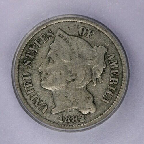 1882-P 1882 Three Cent Piece 3c ICG - F15