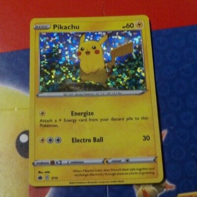 2022 McDonalds Pokemon Trading cards Holo #7 of 15 Pikachu +