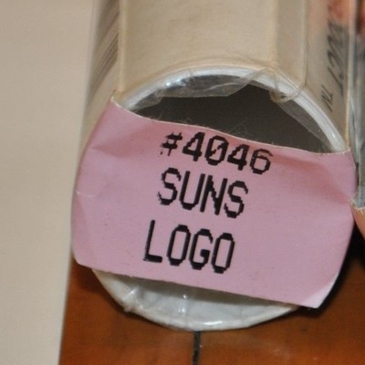 VINTAGE PHOENIX SUNS LOGO POSTER NEW IN WRAP NO TEARS NO TAPE NO PIN HOLES