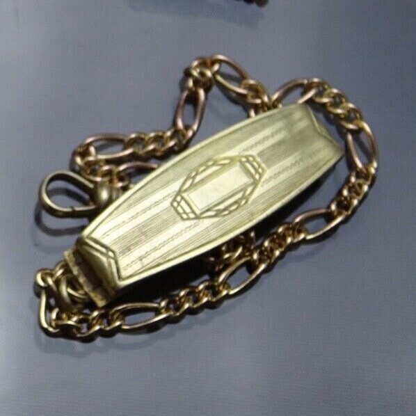 4 Antique gold filled pocket watch short Chain fob/Safety pocket chain