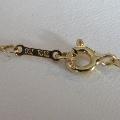 18K Yellow Gold Tiffany & Co. Paloma Picasso Zellige Collection Necklace Pendant