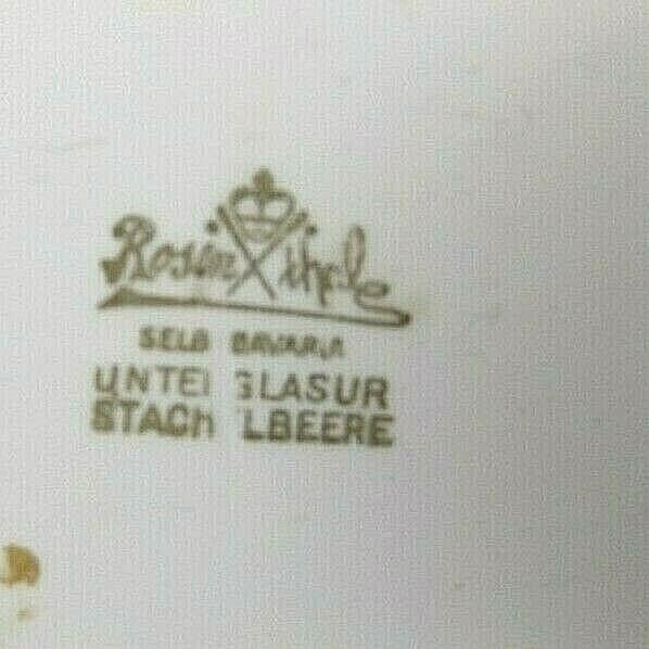 Rosenthal Gooseberry Stachelbeere Open Handle Tray