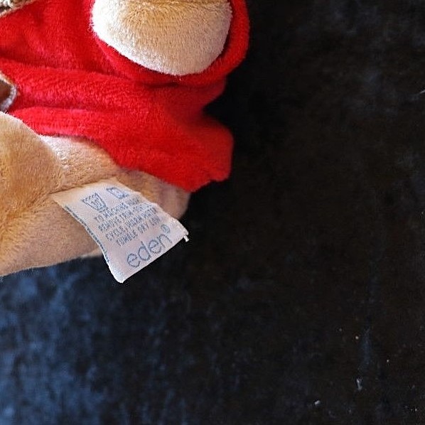 Eden Paddington Bear Plush 6 1/2