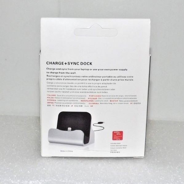 Stouchi Charge + Sync Dock for iphone 6S/SE, 5/5c/5s, ipad mini, ipod Touch 5